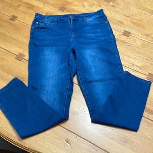 Needle and cloth skinny ankle